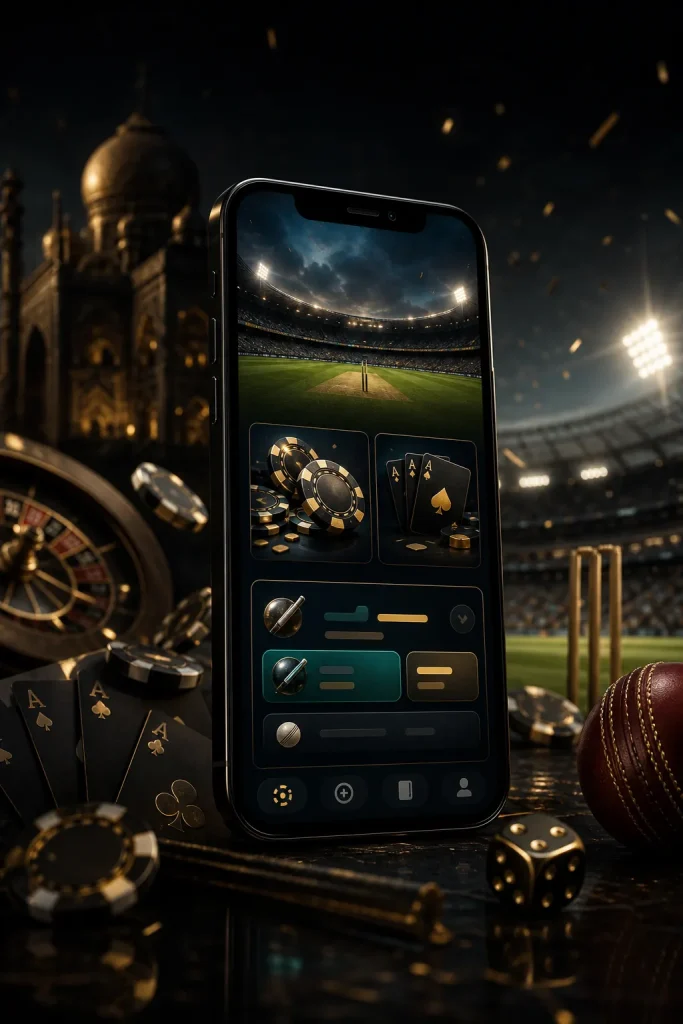 1xbet India online casino cricket and sports betting app entry visual
