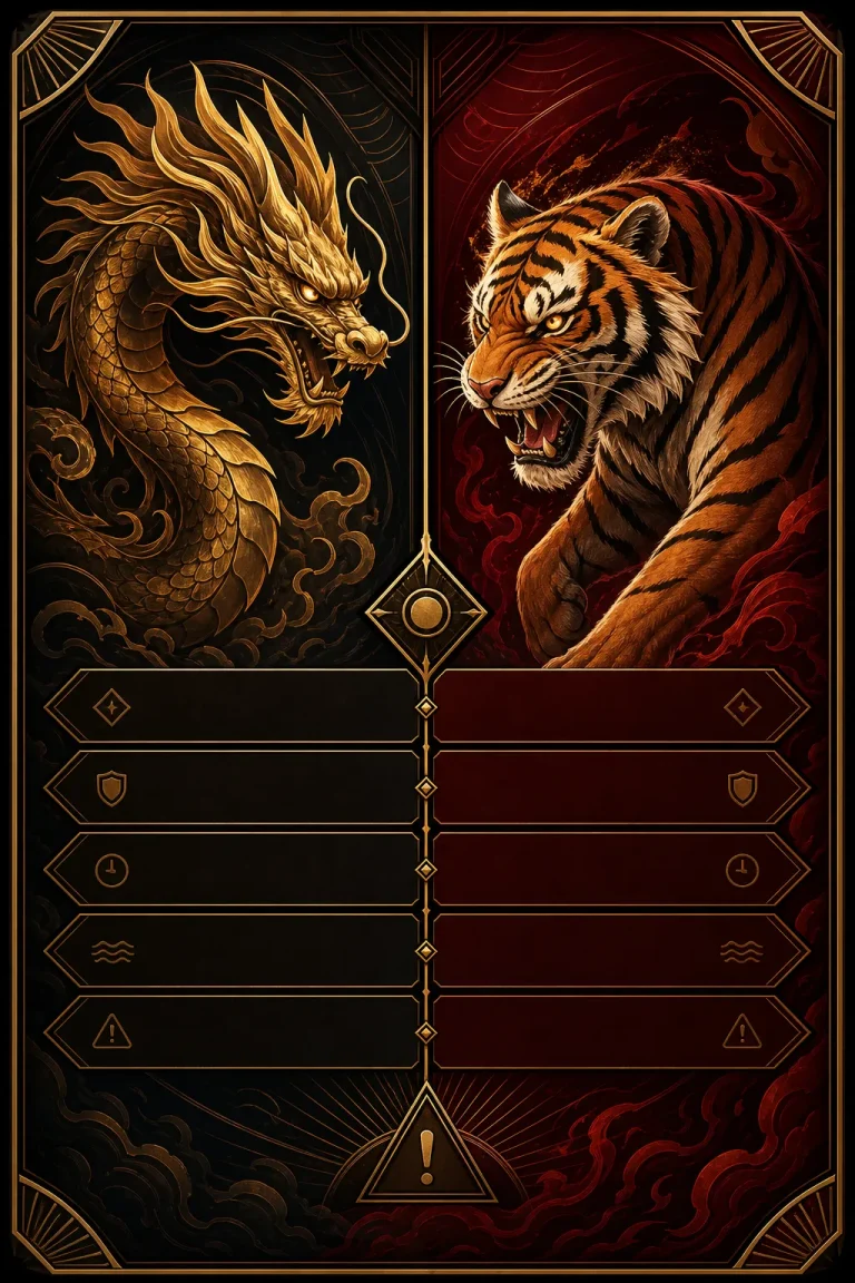1xbet India Dragon Tiger homepage category card visual
