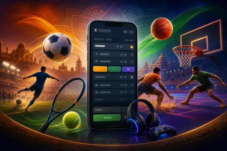 1xbet India Sports Betting homepage category card visual